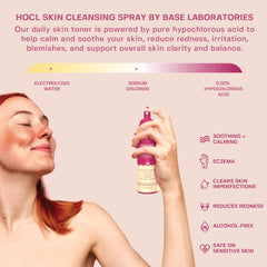 BASE LABORATORIES HOCL spray with updated nozzle enables easy, even application
