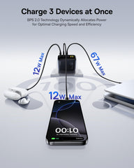 Baseus Picogo 100W charger foldable plug for travel