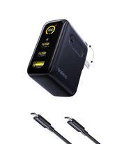 Baseus Picogo 100W charger front view showing compact design