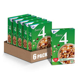 Basic 4 Heart Healthy Cereal vanilla clusters in a bowl, a fiber-rich breakfast option.