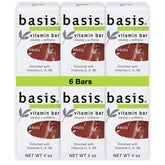 Basis Vitamin Bar Soap bulk pack for daily cleansing and hydration