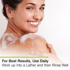 Basis Vitamin Bar Soap hands wash close-up with lather and moisture