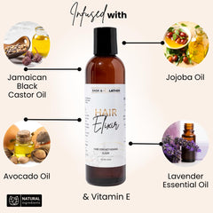 Damp hair application demonstrates use on wet hair for better results