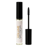 Bask & Lather lash serum bottle close-up for fuller lashes.