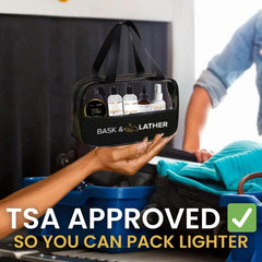 Bask & Lather On the Go edge-control travel — sleek hold for quick styling