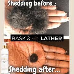 Application of Replenish conditioner detangles and adds slip for smoother strands