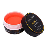BASK & LATHER Strong Hold Edge Control bottle shows a non-greasy finish.