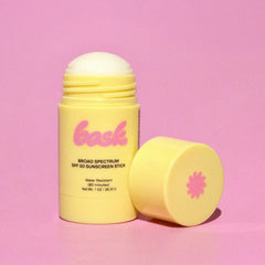 Bask formula with shea and cocoa butter delivers hydrating protection.