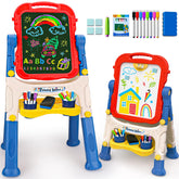Basytodio kids easel with 360-degree rotation for versatile play and learning.