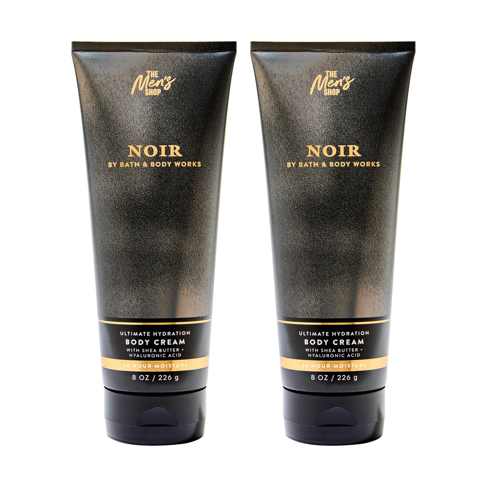Bath and Body Works Noir Ultimate Hydration Body Cream 2-pack provides deep moisture for daily skin care