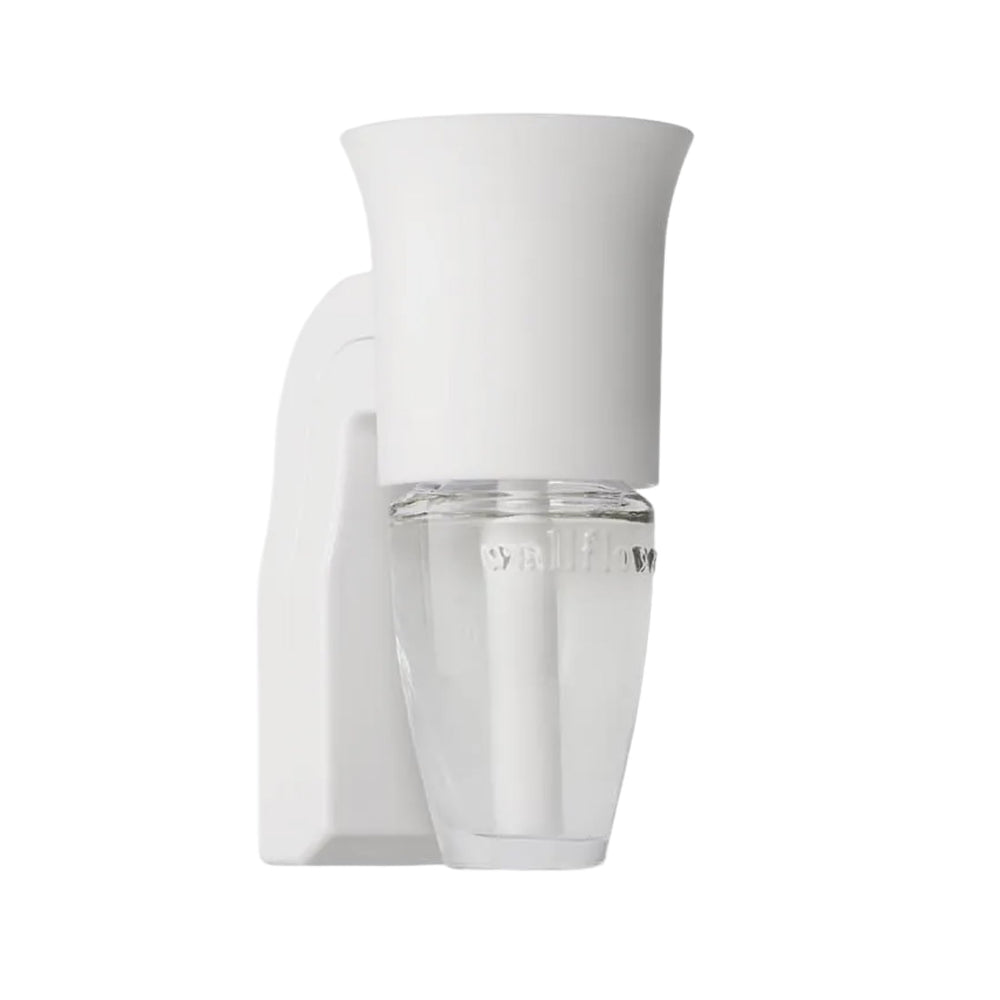 Bath & Body Works Wallflowers plug in white flare design—compact, flameless fragrance for any room.