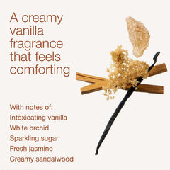 Two-pack display of Warm Vanilla Sugar mist on shelf.