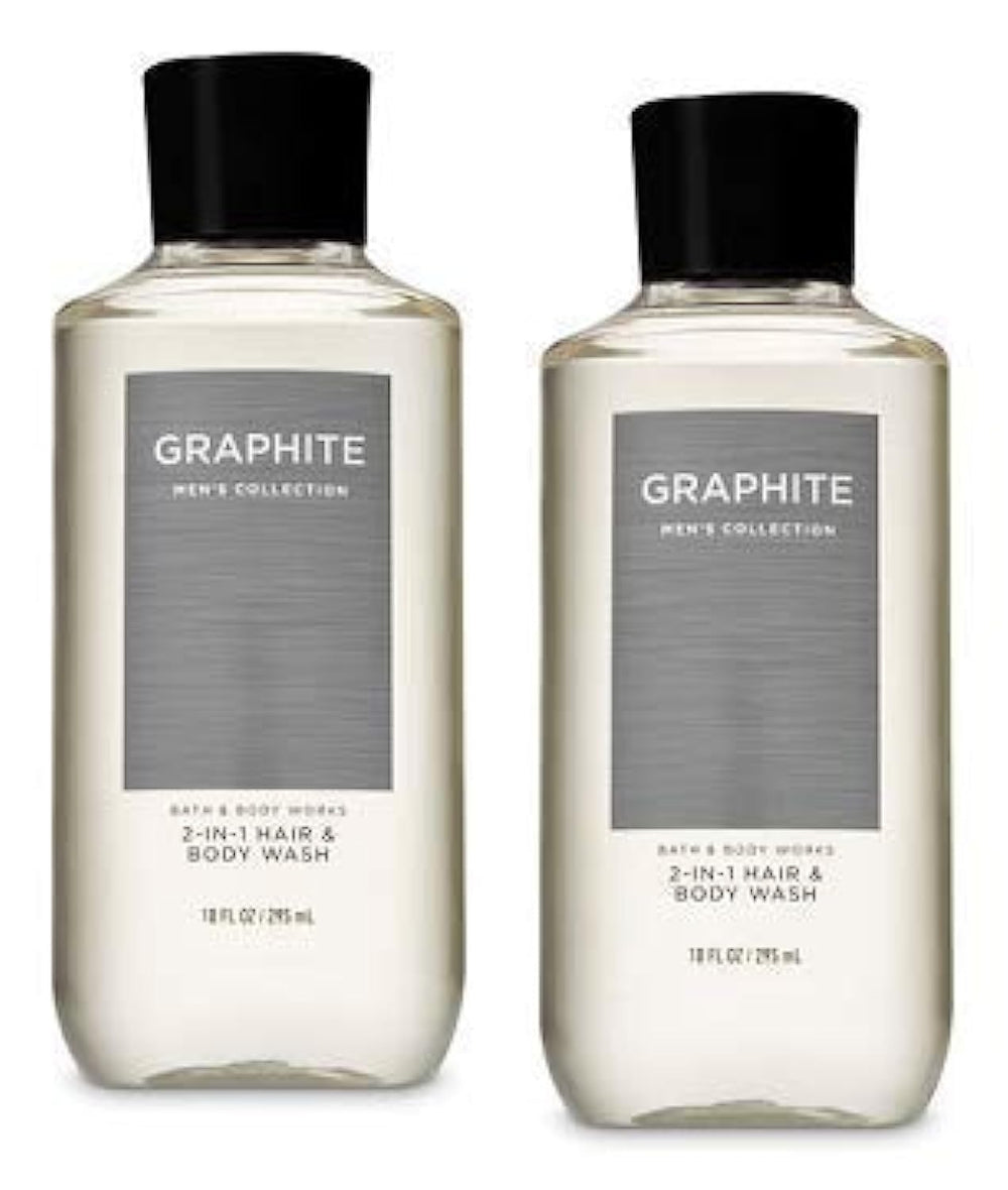 Bath & Body Works Men Graphite 3-in-1 Wash bottle for daily grooming and refreshing scent.