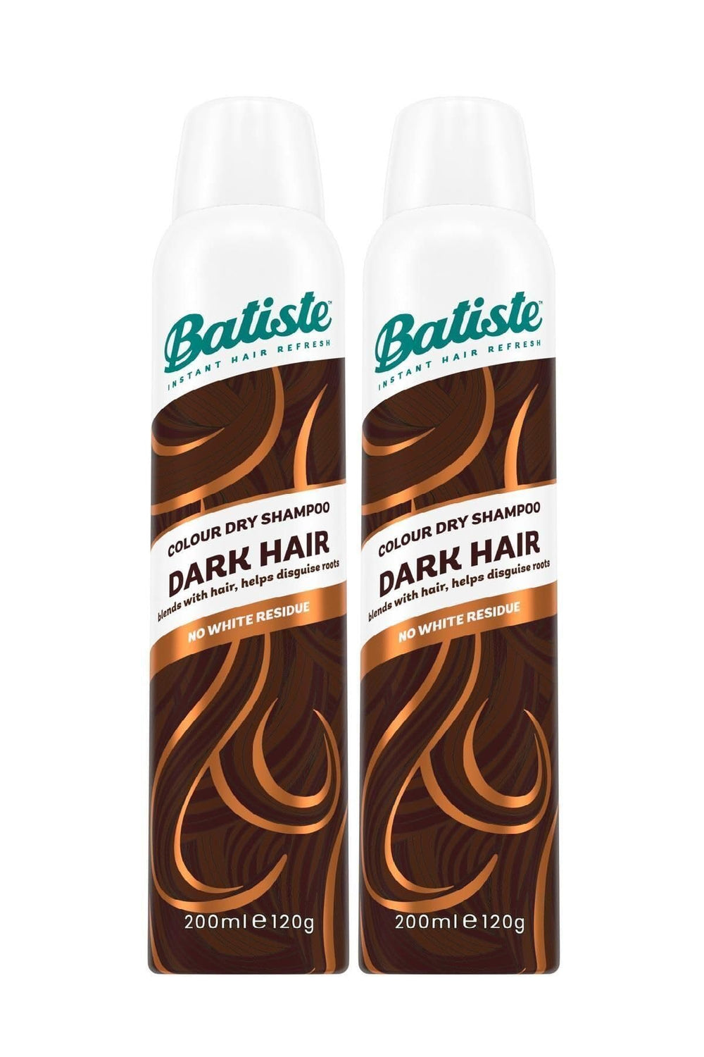 Batiste Dark Hair Dry Shampoo bottle, ready for quick refresh between washes
