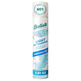 Batiste fragrance-free light dry shampoo bottle with oil-absorbing formula