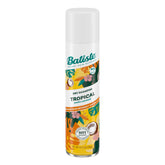 Batiste Tropical dry shampoo bottle front with refreshing fragrance for between-wash refresh