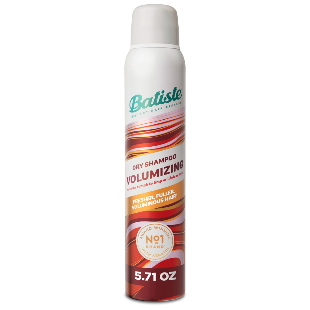 Batiste Volumizing Dry Shampoo bottle for quick refresh between washes