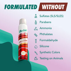 Batiste Volumizing Dry Shampoo spray application for fast root refresh