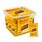 Bauducco Choco Biscuit Cookies packaging showing convenient individual portions for snacking.