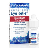 Bausch + Lomb Advanced Eye Relief bottle for redness and dryness relief.