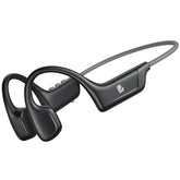 Bayhanc bone conduction headphones for open-ear comfort during running.