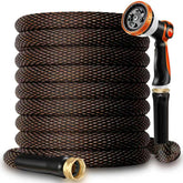 BazeSync garden hose 100 ft enables versatile watering with steady high-pressure flow.