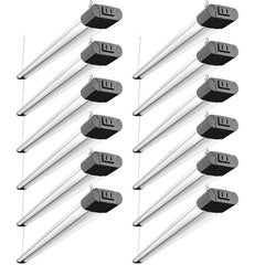 BBOUNDER 12-pack LED shop light with reflector brightens garage spaces efficiently