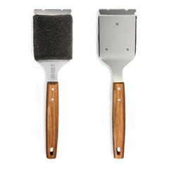 BBQ-AID replaceable head shows easy maintenance and uninterrupted cleaning.