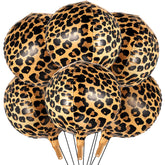 BBTO leopard foil balloons 22 inch backdrop for photo-worthy party décor.