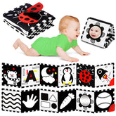 BBWOO high-contrast toy cover patterns support early visual exploration.