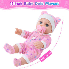 BDDOLL feeding bottle and pacifier set for realistic role play