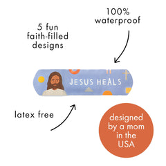 Be A Heart latex-free bandages provide gentle adhesion for easy removal