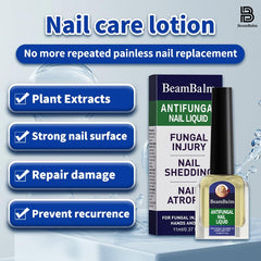 BeamBalm toenail care demonstrates safe external-use formula for home care.