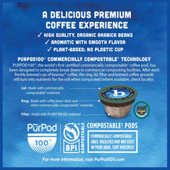 Beaniac box packaging highlights convenient single-serve coffee