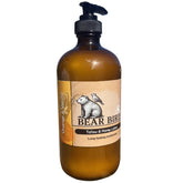 Bear Bird lotion bottle with grass-fed tallow delivers deep hydration.
