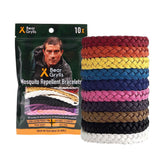 Bear Grylls Mosquito Bracelets pack of 10 for extended outdoor protection.