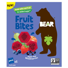 BEAR Mixed Berries Fruit Bites pack for on-the-go snacking