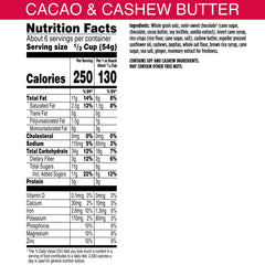 Bear Naked cacao cashew butter crunch granola serving in a bowl showcasing rich chocolate flavor