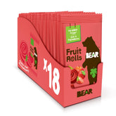 BEAR Real Fruit Snack Rolls Strawberry package front, gluten-free vegan lunchbox option