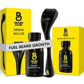 The Beard Club derma roller with 540 titanium-coated needles for precise at-home use.