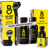 The Beard Club premium derma roller with 540 needles for precise beard and skin care.