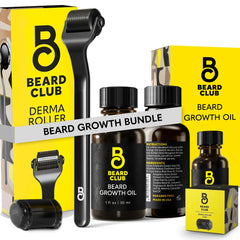 The Beard Club premium derma roller with 540 needles for precise beard and skin care.