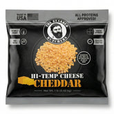 Bearded Butchers high-temp cheddar 1lb bag stands up to grilling without losing shape.