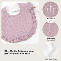 Bearmoss adjustable snaps, mid-view illustrating secure, growing-fit for babies.