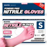 Beastek nitrile gloves with smooth finish for precise handling