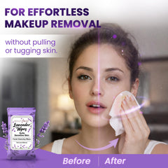BeautyFrizz soft-cloth wipes remove makeup without stinging.