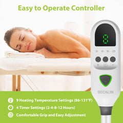 BECALIN warmer offers 9 heat levels for customizable client comfort.