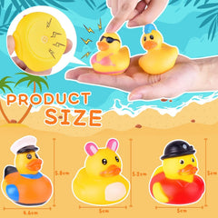 BECEEL mesh carry bag for rubber ducks keeps bath toys organized.