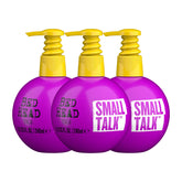 Bed Head Small Talk mini cream pump bottle for volumizing damp hair