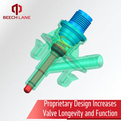 Freeze-resistant Beech Lane valve supports winter-ready RV use.